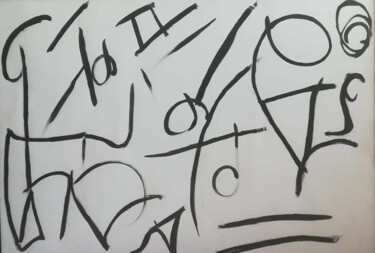 「Codes de lumière 1」というタイトルの絵画 Seny Jasnaによって, オリジナルのアートワーク, アクリル