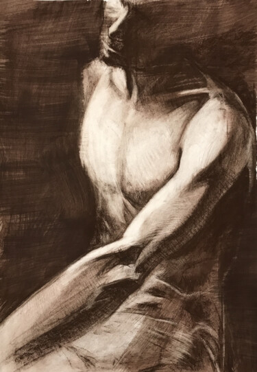 제목이 "MAN , Hear yourself"인 그림 Konstantin Fomin로, 원작, 파스텔