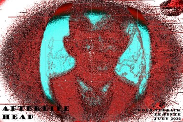 Digital Arts titled "AFTERLIFE HEAD" by Koen Vlerick, Original Artwork, 2D Digital Work