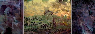 Digitale Kunst mit dem Titel "Intermezzo" von Klaus Rudolph, Original-Kunstwerk, 2D digitale Arbeit Auf Aluminium montiert