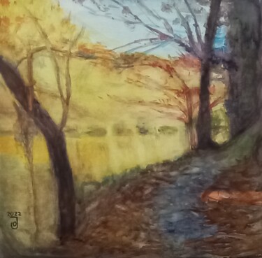 Pintura titulada "Natura" por Jose Oña Jurado, Obra de arte original, Acuarela