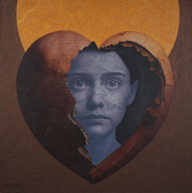 "Broken Heart" başlıklı Tablo Haydar Ekinekk tarafından, Orijinal sanat, Petrol