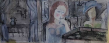 Pittura intitolato "The Game  2" da Alberto Zappia, Opera d'arte originale, Tempera