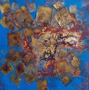 Collages titled "Implosion" by Lynda Rosemarie Stevens, Original Artwork, Collages