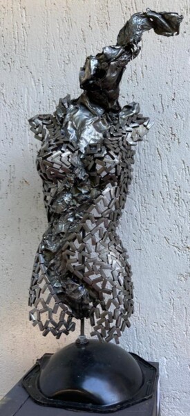 "IDA" başlıklı Heykel Giacomo Bertolino tarafından, Orijinal sanat, Metaller
