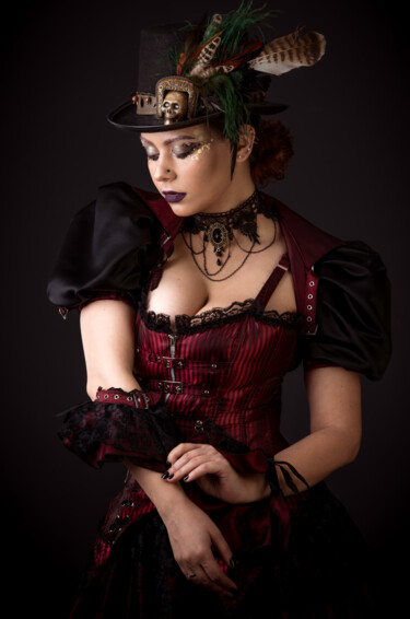 Φωτογραφία με τίτλο "Steampunk Young Wom…" από Faces Studio, Αυθεντικά έργα τέχνης, Ψηφιακή φωτογραφία