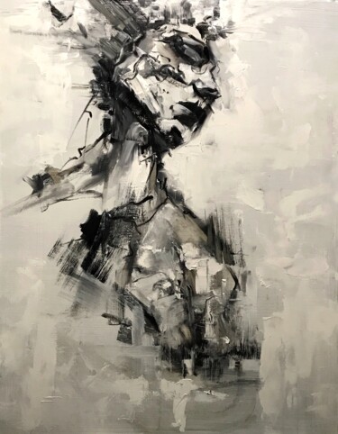 Malerei mit dem Titel "Breakthrough" von Armen Melkonian, Original-Kunstwerk, Öl