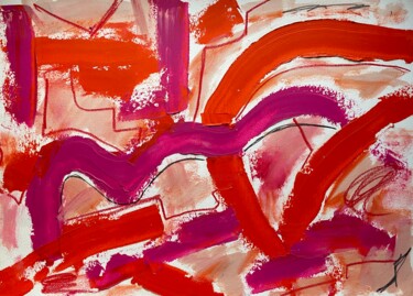 Painting titled "Abstract 22" by Mariia Fedorova, Original Artwork, Oil