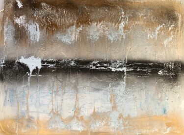 Peinture intitulée "Horizon" par Laurence Thomas-Thiebau, Œuvre d'art originale, Acrylique Monté sur Châssis en bois