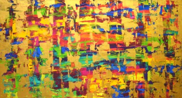 绘画 标题为“Abstract expression…” 由Iryna Kastsova, 原创艺术品, 丙烯 安装在木质担架架上