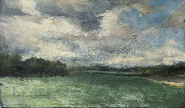 " The Cloudy day" Peinture intitulée "" The Cloudy day"" par Marina Shavyrina-Shkoliar, Œuvre d'art originale, Acrylique Monté sur Châssis en…