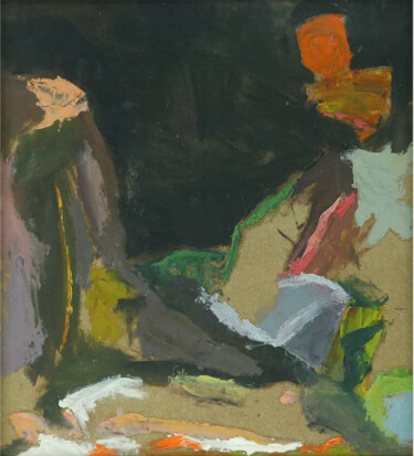 Painting titled "Nature3" by Homayoon H, Original Artwork, Oil