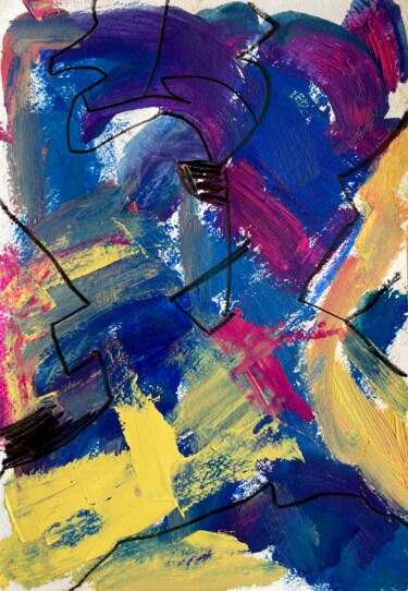 绘画 标题为“Abstract 24” 由Mariia Fedorova, 原创艺术品, 油