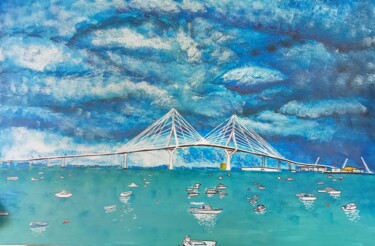 绘画 标题为“Temporal de Cádiz” 由Margherita Minto, 原创艺术品, 丙烯