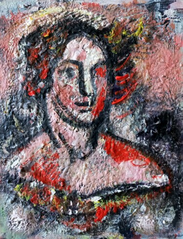 Painting titled "" le calme ".." by Sam Keusseyan, Original Artwork, Acrylic