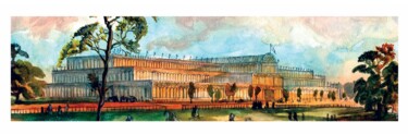Painting titled "EXPOSITION UNIVERSE…" by Max Letamis, Original Artwork, Lithography