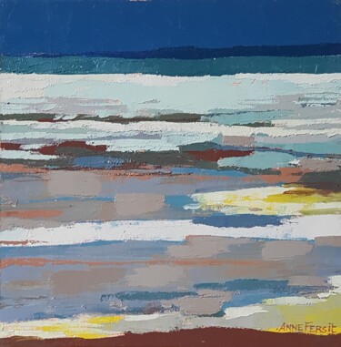 "Oléron, Les Saumona…" başlıklı Tablo Anne Fersit tarafından, Orijinal sanat, Petrol Ahşap Sedye çerçevesi üzerine monte edi…