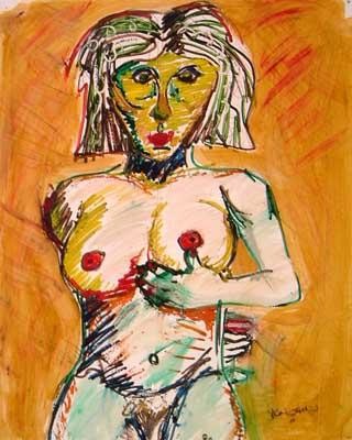 Woman with Wine Painting titled "Woman with Wine" by Jason Stillman, Original Artwork, Oil