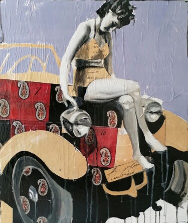 Pittura intitolato "IL PENSIERO" da Chiara Napolitano, Opera d'arte originale, Acrilico