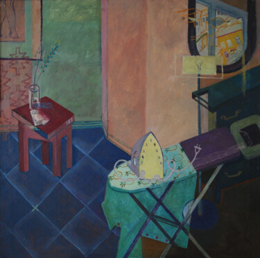 OIL PAINTING SERIES "SUMMER DREAMS": COZY ROOM 绘画 标题为“OIL PAINTING SERIES…” 由Margarita Suliaeva, 原创艺术品, 油