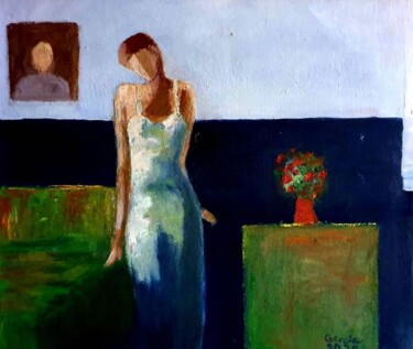 Pintura titulada "In the absence of t…" por Garcia Nasih, Obra de arte original, Oleo