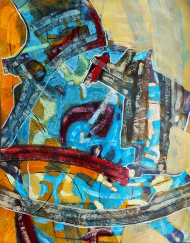 Peinture intitulée "Thrace" par Philippe Casaubon, Œuvre d'art originale, Huile