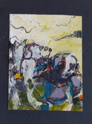 Ζωγραφική με τίτλο "Figure 3 - puppy" από Johnny Semaan, Αυθεντικά έργα τέχνης, Ακρυλικό