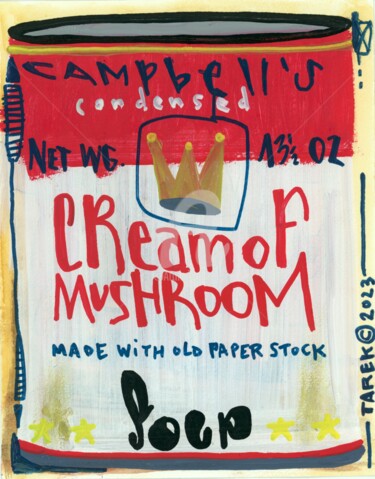 제목이 "Campbell's soup"인 그림 Tarek Ben Yakhlef로, 원작, 아크릴