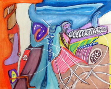 Peinture intitulée "Placeres del color" par Juan Luis Gandulfo, Œuvre d'art originale, Acrylique Monté sur Châssis en bois