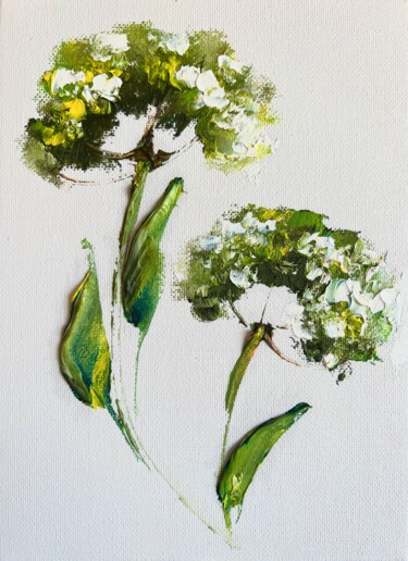 Painting titled "IN THE MOMENT №2 -…" by Marina Skromova, Original Artwork, Oil Mounted on Wood Stretcher frame