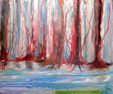 Painting titled "F58" by Philip Moreau, Original Artwork, Acrylic