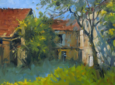 Painting titled "Démo YouTube 6 (hui…" by Christian Arnould, Original Artwork, Oil