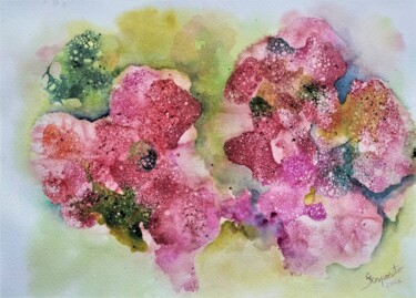 제목이 "Bacche Ribes rilett…"인 미술작품 Solange Esposito (SEsposito)로, 원작, 수채화