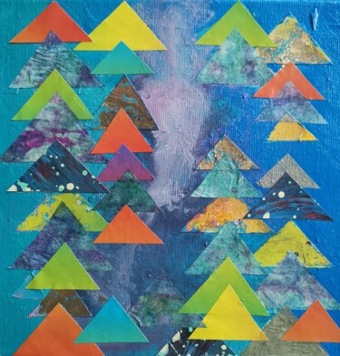 Collages titled "Summer fun" by Lynda Rosemarie Stevens, Original Artwork, Collages