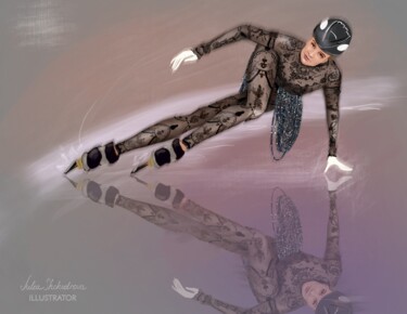数字艺术 标题为“Olympics in fashion” 由Julia Shchedrova, 原创艺术品, 数字油画