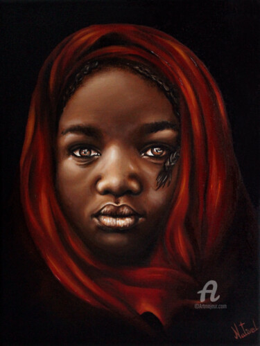 Peinture intitulée "Dabali" par Aurélie Nativel, Œuvre d'art originale, Huile Monté sur Châssis en bois