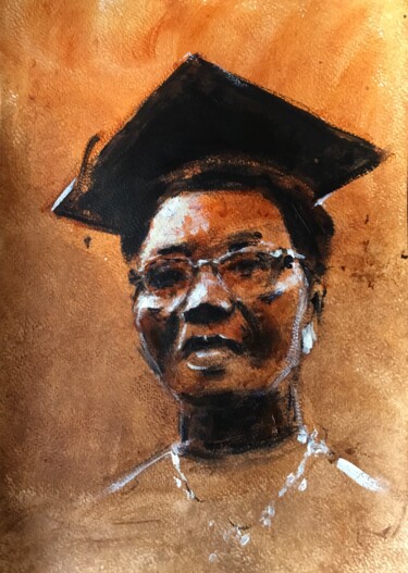 绘画 标题为“Un portrait de Funm…” 由Dominique Dève, 原创艺术品, 丙烯