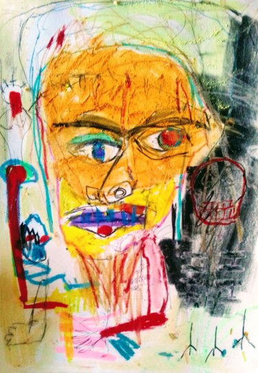 Peinture intitulée "My son" par Hector O'Kanin, Œuvre d'art originale, Acrylique