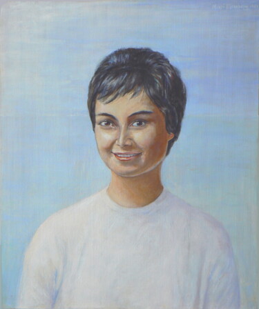 Fany Peinture intitulée "Fany" par Henri Eisenberg, Œuvre d'art originale, Huile Monté sur Carton