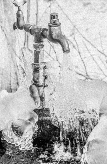 Digital Arts titled "Grand froid" by Patrick Kessler, Original Artwork, Analog photography