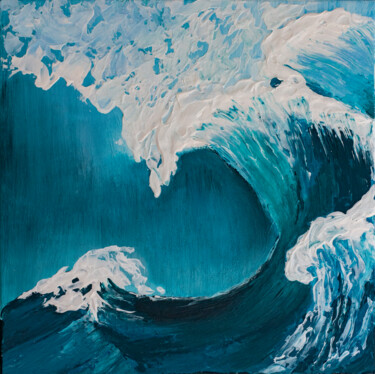 绘画 标题为“Wave” 由Inna Granat, 原创艺术品, 丙烯