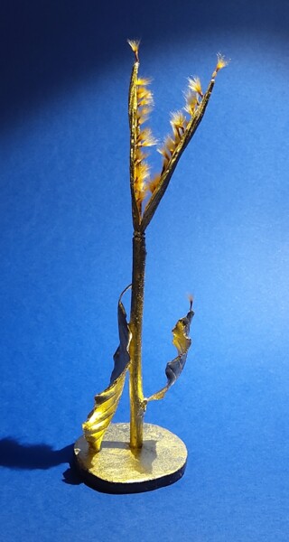 Sculpture titled "Naissance d’une for…" by Nathalie Berthier, Original Artwork, Wood