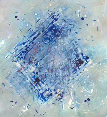 Painting titled "Time Travelling 115…" by Alex Henk, Original Artwork, Ink