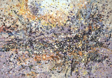 绘画 标题为“Subjective landscap…” 由Iryna Kastsova, 原创艺术品, 丙烯 安装在木质担架架上