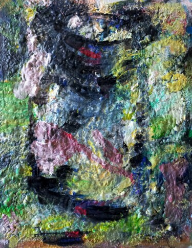 Peinture intitulée "" fleur envoyée dan…" par Sam Keusseyan, Œuvre d'art originale, Acrylique
