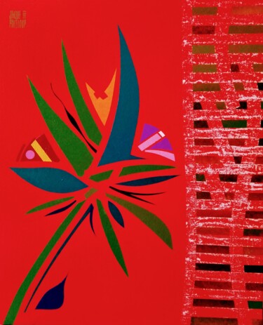绘画 标题为“" Tropical "” 由Jacques Pinceloup, 原创艺术品, 丙烯