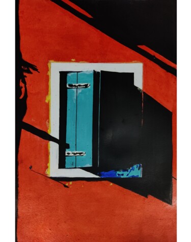 Peinture intitulée "Take a chance, open…" par Mohita Garg, Œuvre d'art originale, Acrylique