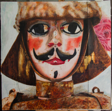 Pintura titulada "Pupo en el Tiempo" por Gabriele Friscia, Obra de arte original, Oleo