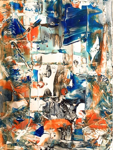 Schilderij getiteld "Fantasy" door Marianne Huizinga, Origineel Kunstwerk, Acryl