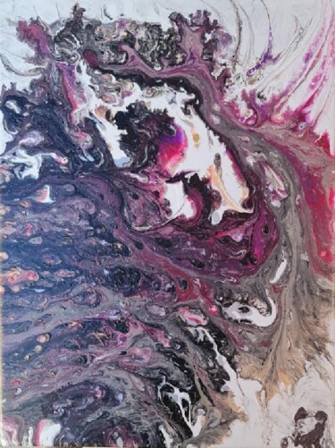 Peinture intitulée "Galaxie 2" par Philippe Vignaux, Œuvre d'art originale, Acrylique